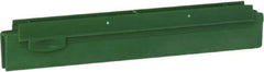 Vikan - 10" Rubber Blade Squeegee Refill - Double Edge, Green, Plastic Holder - Americas Tooling