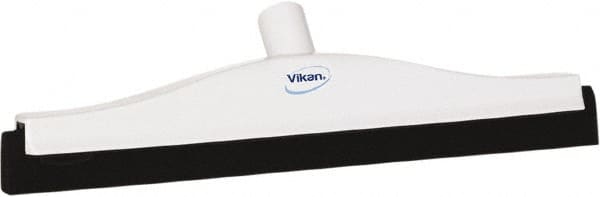 Vikan - 16" Foam Rubber Blade Bench Squeegee - Double Edge, White, Plastic Holder - Americas Tooling