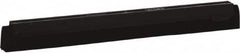 Vikan - 16" Foam Rubber Blade Squeegee Refill - Double Edge, Black, Plastic Holder - Americas Tooling