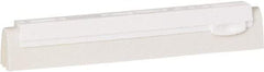 Vikan - 10" Foam Rubber Blade Squeegee Refill - Double Edge, White, Plastic Holder - Americas Tooling