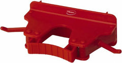 Vikan - 22 Lb Capacity, 3-5/32" Projection, Polypropylene/Rubber Wall Strip Organizer - 6-5/32" OAL - Americas Tooling