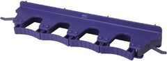 Vikan - 22 Lb Capacity, 3-5/32" Projection, Polypropylene/Rubber Wall Strip Organizer - 15-1/2" OAL - Americas Tooling