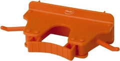 Vikan - 22 Lb Capacity, 3-5/32" Projection, Polypropylene/Rubber Wall Strip Organizer - 6-5/32" OAL - Americas Tooling