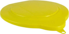 Vikan - 1.5 Gal Polypropylene Pail Lid - Yellow, For Use with 5693 - Americas Tooling