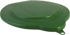 Vikan - 1.5 Gal Polypropylene Pail Lid - Green, For Use with 5689 - Americas Tooling