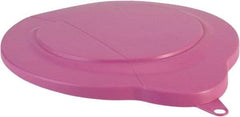 Vikan - 1.5 Gal Polypropylene Pail Lid - Pink, For Use with 5688 - Americas Tooling