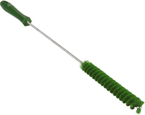 Vikan - 3/4" Diam Polyester Valve Brush - 19-5/8" OAL, 5-3/4" Head Length, Polypropylene & Stainless Steel Handle - Americas Tooling