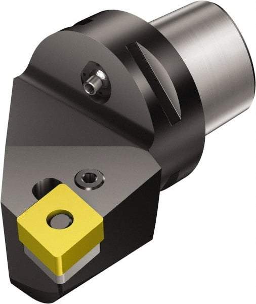 Sandvik Coromant - Left Hand Cut, Size C5, CNMG 643 Insert Compatiblity, Modular Turning & Profiling Cutting Unit Head - 35mm Ctr to Cutting Edge, 60mm Head Length, Through Coolant, Series T-Max P - Americas Tooling