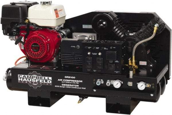 Campbell Hausfeld - Stationary Gas Air Compressors Horsepower: 13 Cubic Feet per Minute: 14.30 - Americas Tooling