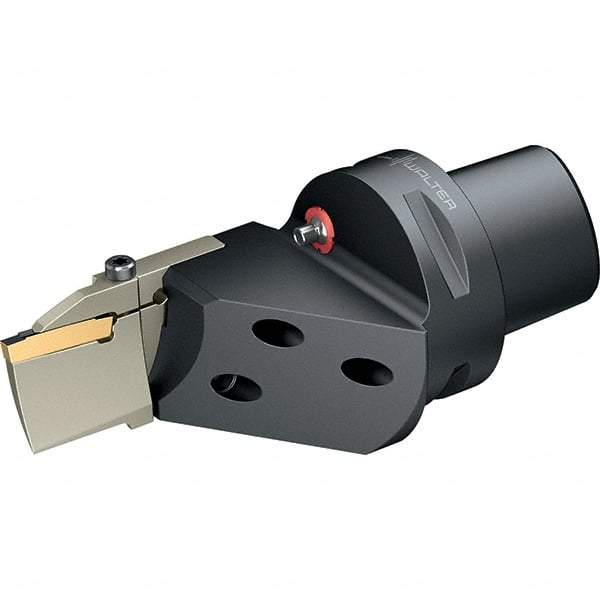 Walter - 0.827" Max Depth of Cut, Indexable Grooving Cutoff Toolholder - Series NCFE-GX24-CAPTO-C - Americas Tooling