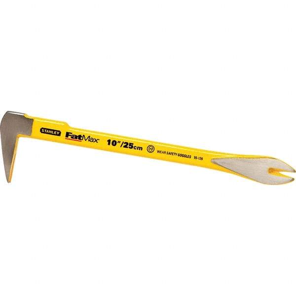 Stanley - Pry Bars Tool Type: Pry Bar Overall Length Range: Less than 12" - Americas Tooling