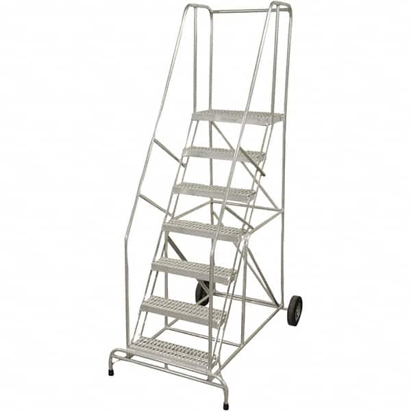 Cotterman - Rolling & Wall Mounted Ladders & Platforms Type: Rolling Warehouse Ladder Style: Rolling Safety Ladder - Americas Tooling