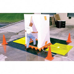 UltraTech - 176 Gal Sump, 6,000 Lb Capacity, Linear Low-Density Polyethylene Decon Deck, Hospital Model - 61-1/4" Long x 52" Wide x 5-3/4" High - Americas Tooling