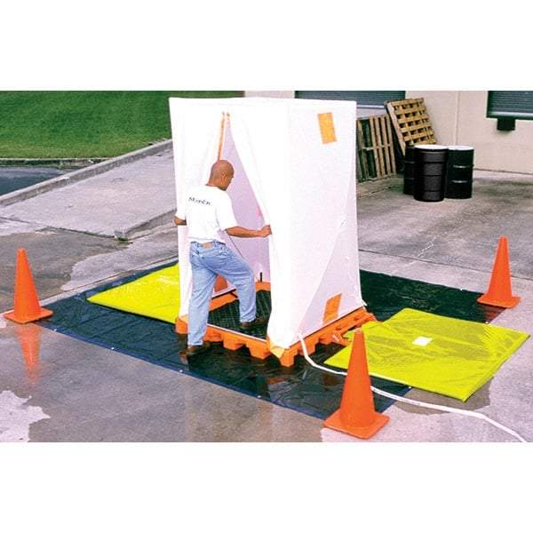 UltraTech - Vinyl Coated Nylon Liner, Waterproof Fabric Decon Deck Privacy Shelter - 12" Long x 12" Wide x 52" High - Americas Tooling