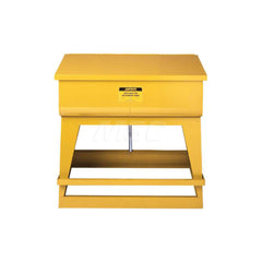 Safety Bench Cans & Dip/Wash Tanks; Type: Rinse Tank; Capacity (pt.): 22.000; Can Material: Steel; Capacity: 22.000; Capacity (Qt.): 22.000; Color: Yellow; Capacity (Gal.): 22.000