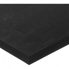 Value Collection - 12" Long, 12" Wide, Viton Rubber Foam Sheet - 75A Durometer, Black, -10 to 400°F, 1,000 psi Tensile Strength, High Temp Adhesive Backing - Americas Tooling