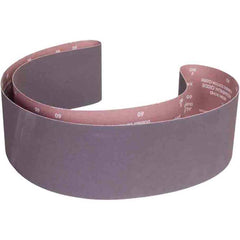 Norton - 6" Wide x 89" OAL, 100 Grit, Aluminum Oxide Abrasive Belt - Americas Tooling