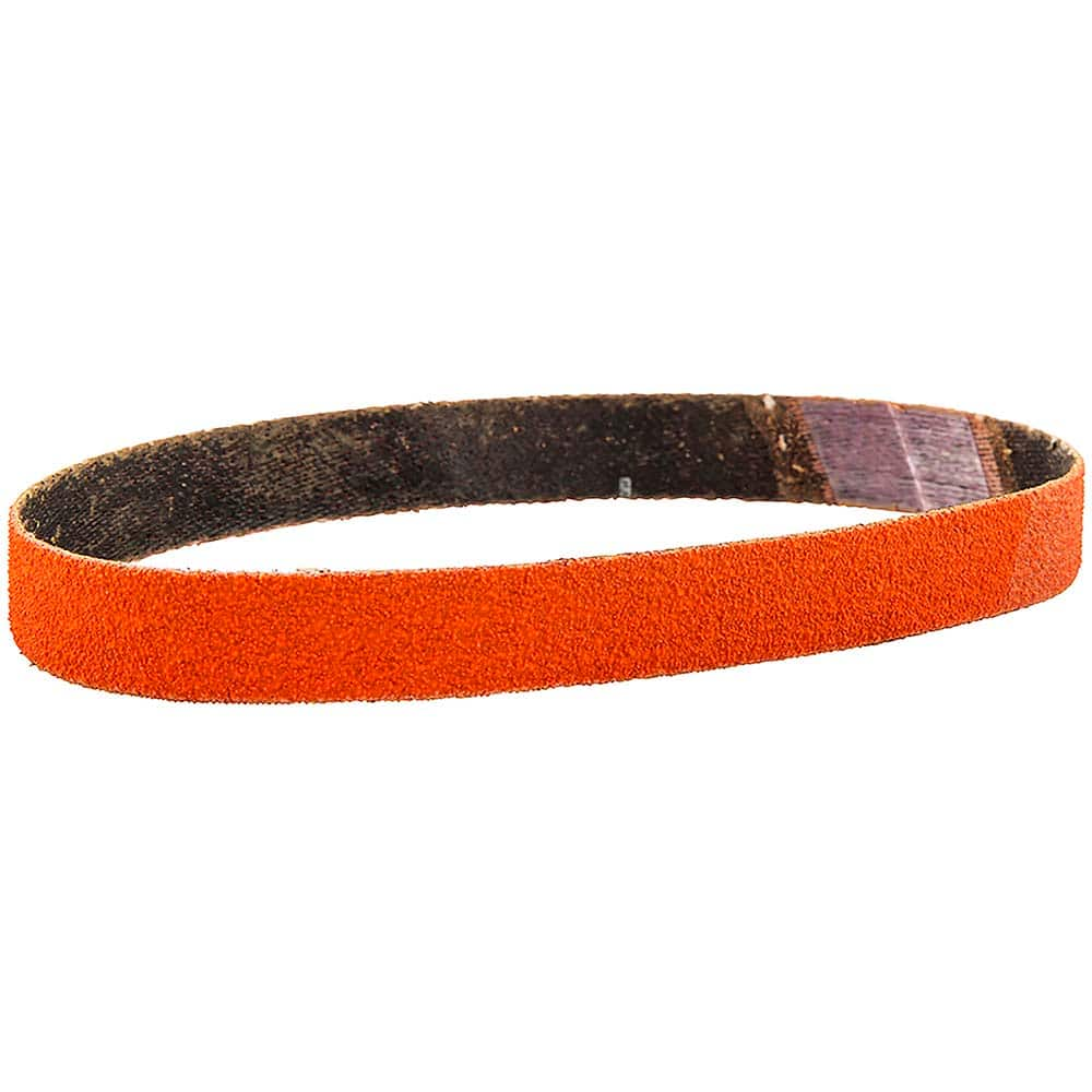 Norton - 1/2" Wide x 12" OAL, 120 Grit, Ceramic Abrasive Belt - Exact Industrial Supply