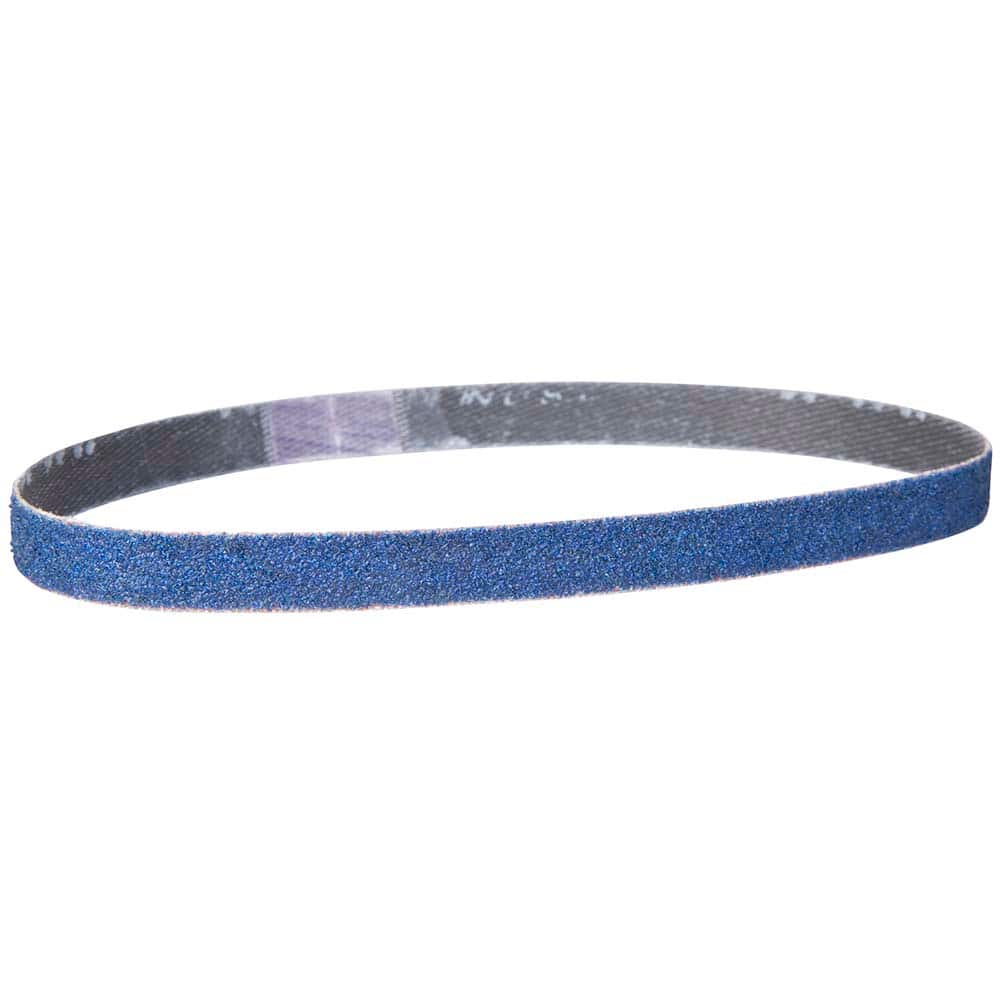 Norton - 1/8" Wide x 18" OAL, 60 Grit, Zirconia Alumina Abrasive Belt - Exact Industrial Supply