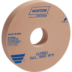 Norton - Centerless & Cylindrical Grinding Wheels Wheel Diameter (Inch): 16 Wheel Width (Inch): 3 - Americas Tooling