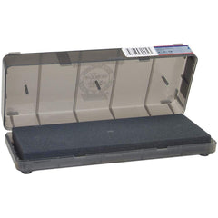 Sharpening Stone: 1/2'' Thick, Rectangle, Silicon Carbide Coarse Grade, Gray