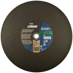 Norton - 12 x 1/8, 1" Hole 24 Grit Silicon Carbide Cutoff Wheel - Americas Tooling