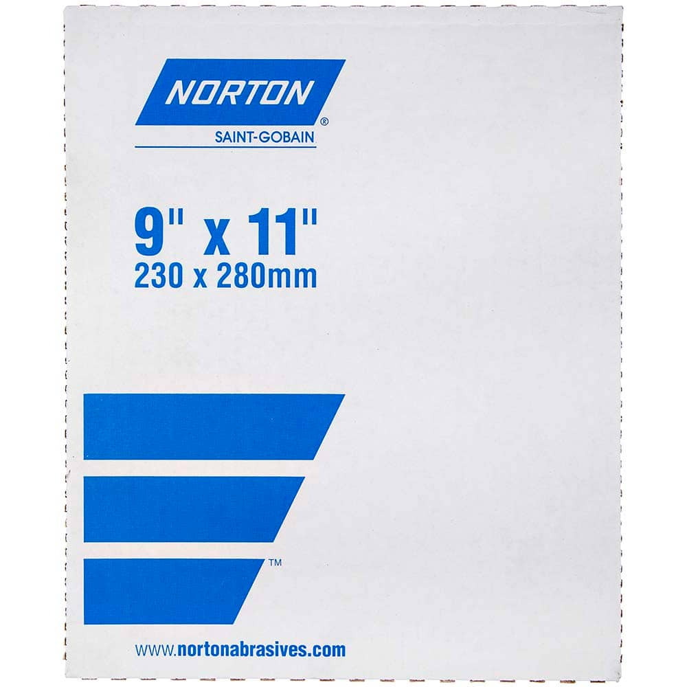 Norton - Sanding Sheets; Abrasive Material: Silicon Carbide ; Grade: Very Fine ; Grit: 220 ; Overall Width (Inch): 9 ; Overall Length (Inch): 11 ; Dry or Wet/Dry: Dry - Exact Industrial Supply