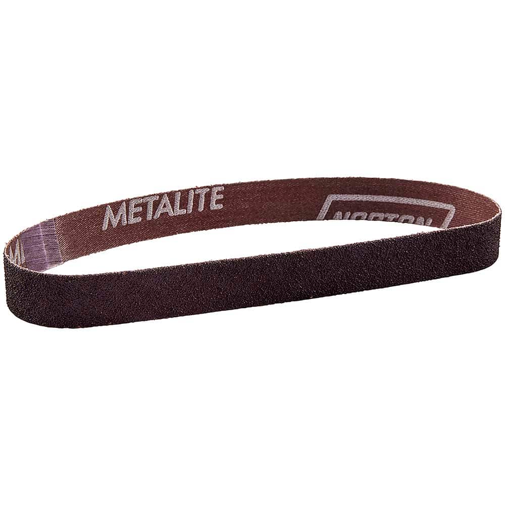 Abrasive Belt: 1″ Width, 60 Grit, Aluminum Oxide Coated, X Weighted