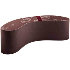 Norton - 4" Wide x 36" OAL, 40 Grit, Aluminum Oxide Abrasive Belt - Americas Tooling