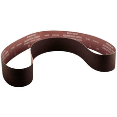 Norton - 4" Wide x 36" OAL, 80 Grit, Aluminum Oxide Abrasive Belt - Americas Tooling