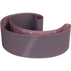 Norton - 6" Wide x 89" OAL, 80 Grit, Aluminum Oxide Abrasive Belt - Americas Tooling