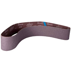 Abrasive Belt: 4″ Width, 40 Grit, Aluminum Oxide Coated, X Weighted