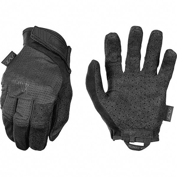 Mechanix Wear - Size S Work Gloves - For Mechanic's & Lifting, Uncoated, Hook & Loop Cuff, Full Fingered, Covert, Paired - Americas Tooling