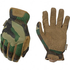 Mechanix Wear - Size 2XL Work Gloves - For Mechanic's & Lifting, Uncoated, Elastic Band Cuff, Full Fingered, Camouflage, Paired - Americas Tooling