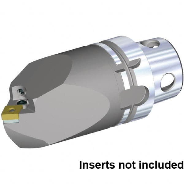 Kennametal - Neutral Cut, Size KM4X63, CN.. 120408 & CN.. 432 Insert Compatiblity, Internal Modular Turning & Profiling Cutting Unit Head - 115mm Head Length, Through Coolant, Series KM4X - Americas Tooling