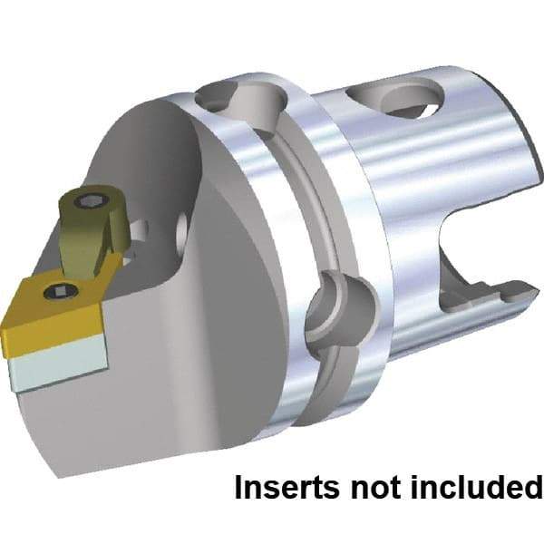 Kennametal - Right Hand Cut, Size KM63TS, DN.. 150608 & DN.. 442 Insert Compatiblity, External Modular Turning & Profiling Cutting Unit Head - 115mm Head Length, Through Coolant, Series Kenloc - Americas Tooling