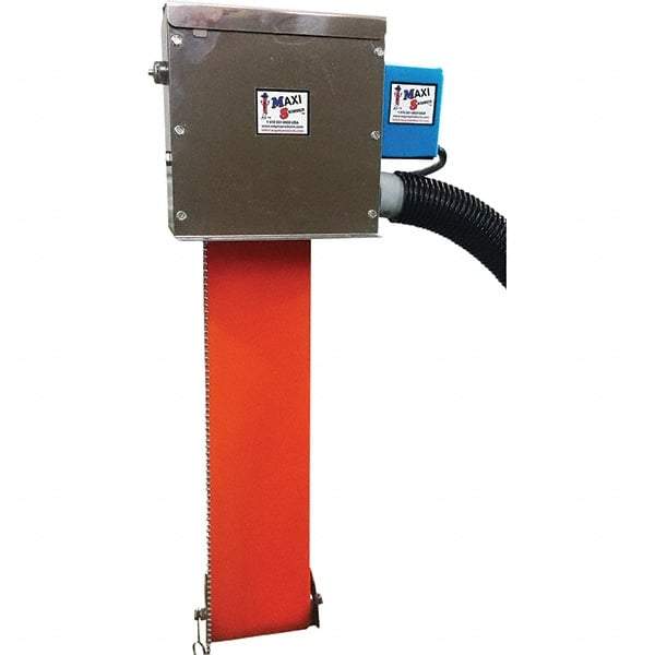 Mini-Skimmer - 60" Reach, 3 GPH Oil Removal Capacity, 115 Max Volt Rating, 60 Hz, Belt Oil Skimmer - 40 to 120° (Poly), 220° (Stainless) - Americas Tooling