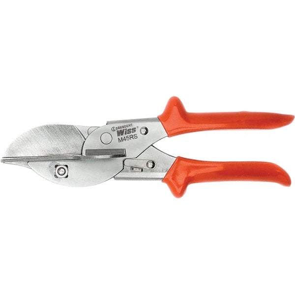 Wiss - 3-1/2" Length of Cut, Combination Pattern Molding Snip - 11" OAL, Non-Slip Grip Handle, 18 AWG Steel Capacity - Americas Tooling