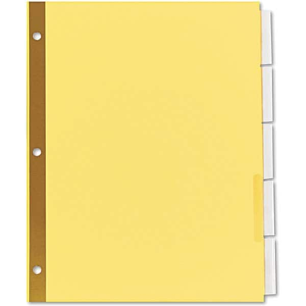 UNIVERSAL - Tabs, Indexes & Dividers Indexes & Divider Type: Customizable Size: 8-1/2 x 11 - Americas Tooling