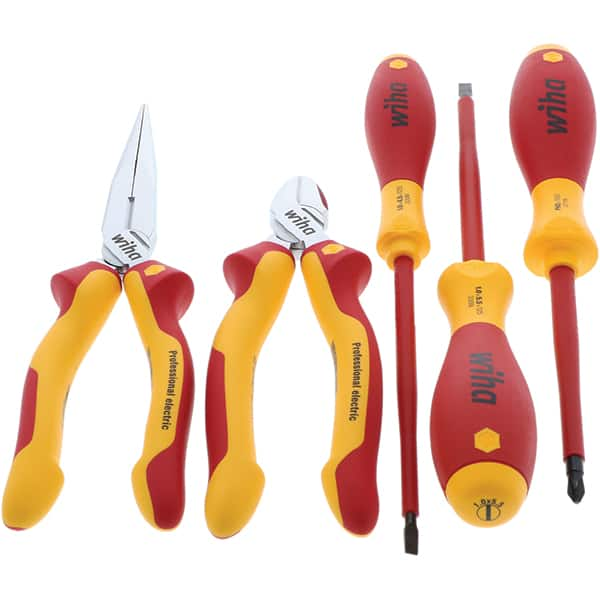 Wiha - 5 Piece Insulated Hand Tool Set - Americas Tooling