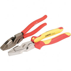 Wiha - Plier Sets Set Type: Insulated Pliers; Linesman Pliers Number of Pieces: 2 - Americas Tooling