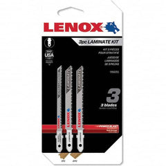 Lenox - Jig Saw Blade Sets Blade Material: Bi-Metal Minimum Blade Length (Inch): 3-1/2 - Americas Tooling