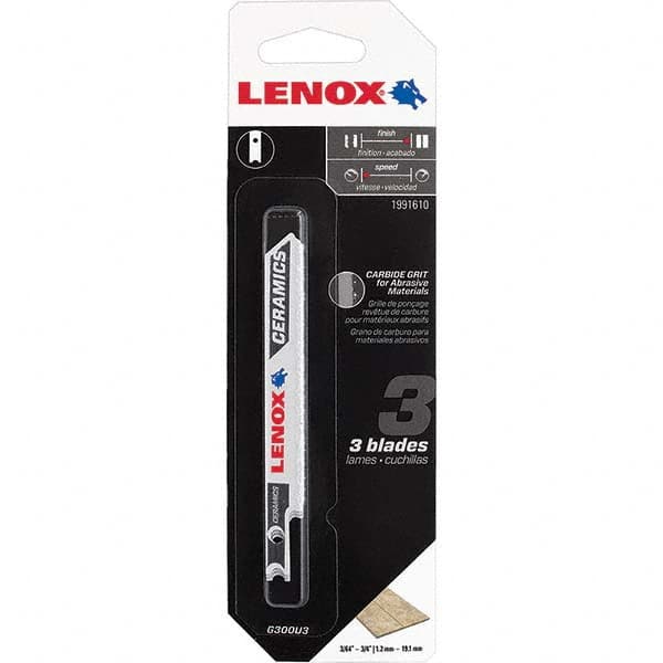 Lenox - Jig Saw Blades Blade Material: Bi-Metal Blade Length (Inch): 3-1/2 - Americas Tooling