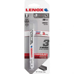 Lenox - Jig Saw Blades Blade Material: Bi-Metal Blade Length (Inch): 3-5/8 - Americas Tooling