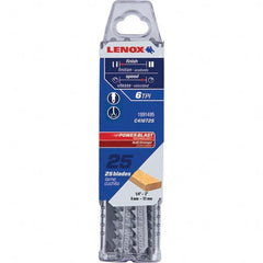 Lenox - Jig Saw Blades Blade Material: Bi-Metal Blade Length (Inch): 4 - Americas Tooling