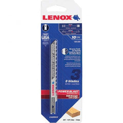 Lenox - Jig Saw Blades Blade Material: Bi-Metal Blade Length (Inch): 4 - Americas Tooling