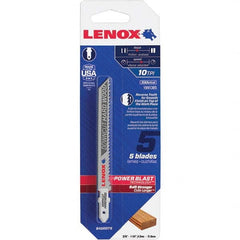 Lenox - Jig Saw Blades Blade Material: Bi-Metal Blade Length (Inch): 4 - Americas Tooling