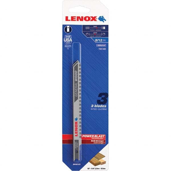 Lenox - Jig Saw Blades Blade Material: Bi-Metal Blade Length (Inch): 4-1/2 - Americas Tooling