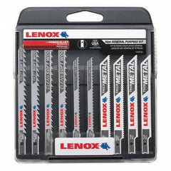 Lenox - Jig Saw Blade Sets Blade Material: Bi-Metal Minimum Blade Length (Inch): 3-5/8 - Americas Tooling