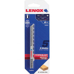 Lenox - Jig Saw Blades Blade Material: Bi-Metal Blade Length (Inch): 4 - Americas Tooling